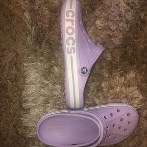 Brand New Lavender  Crocs(Men’s 8; Women’s 10)